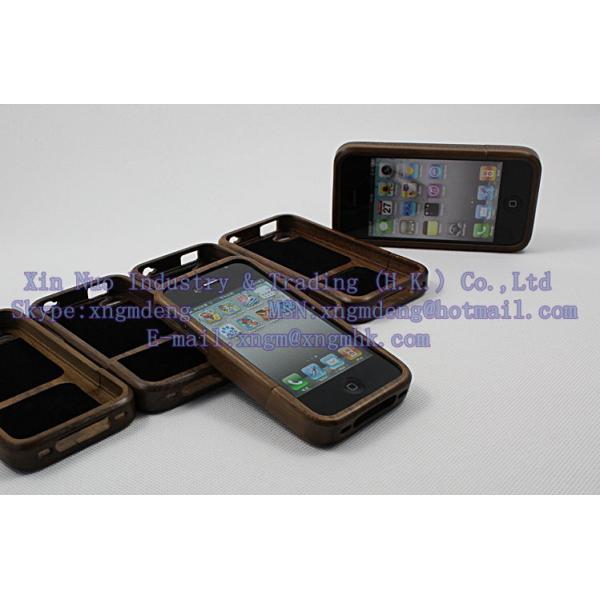 Wooden mobile phone protective shell, wooden cell phone case, Apple phone 4S, Apple phone
