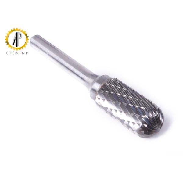 Durable Dental Tungsten Carbide Bur Bits Radius End Shape C High Hardness