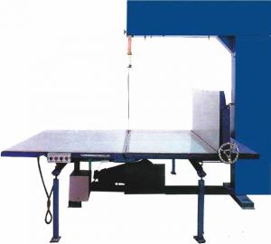 Quality Manual Precision Sponge Cutting Machine 1.74KW for Square Foam Block Cutting wholesale