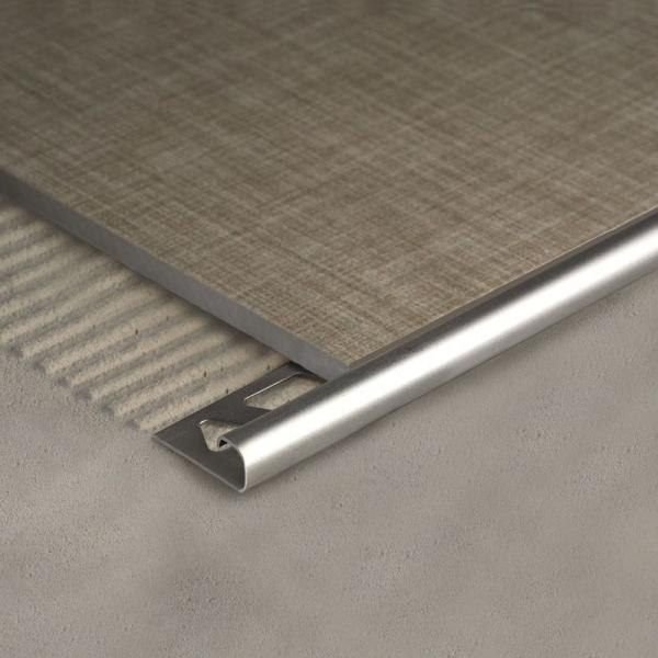 Ceramic Corner Aluminium T Channel Stainless Steel Quadrant Tile Trim 2.7m
