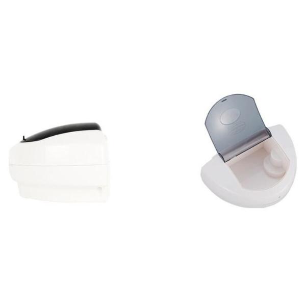 500ML Automatic Sanitizer Dispenser ABS Material Battery Power Supply White Color