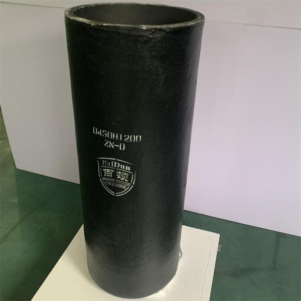 Corrosion Resistant Induction Furnace Crucible Cylindrical SiC Silicon Carbide Crucible