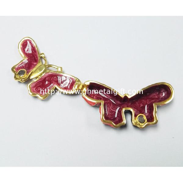 Butterfly jewelry box box for jewelry wholesales butterfly jeweled enamel trinket box