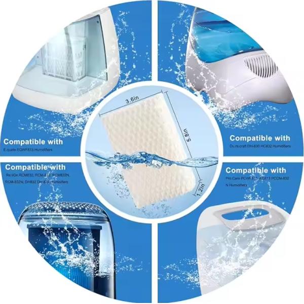 Water Absorbing Wood-Pulp Paper Humidifier Air Filter Long Using Life
