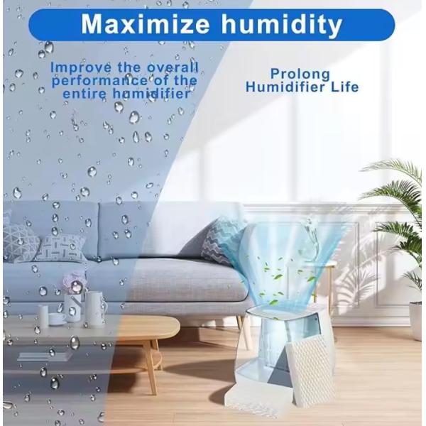 Water Absorbing Wood-Pulp Paper Humidifier Air Filter Long Using Life
