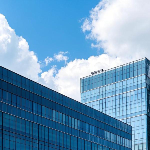 Elegant Finish Custom Tempered Glass Curtain Wall For Home Office Commercial