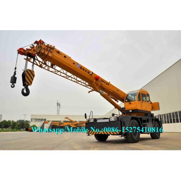 RT25 25 Tonne Mobile Crane , Off Road Telescopic Boom Crane With Cummins Engine