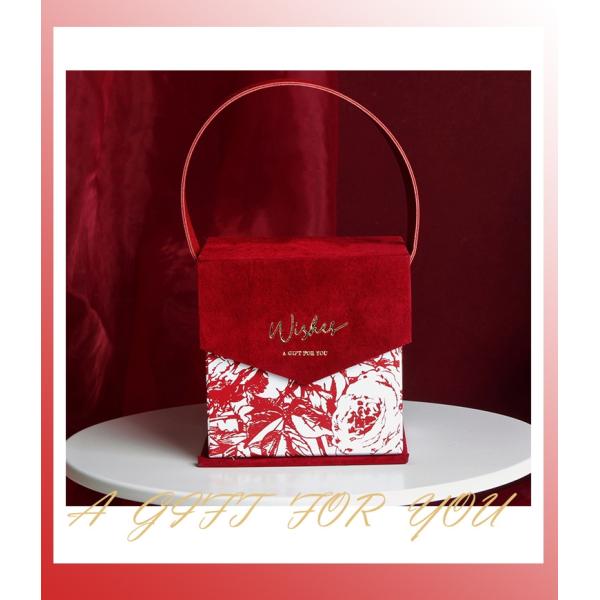 Magnetic Cube Rigid Packaging Box Multifunctional With EPE Foam