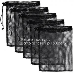 Quality Mesh Laundry Bag Heavy Duty Drawstring Bag, Factories, College, Dorm, Travel Apartment Blouse, Hosiery, Stocking, Underw wholesale