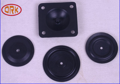 FKM Black Industrial Hydraulic Rubber Diaphragm Seal Heat resistant ROHS REACH