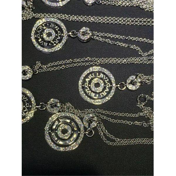 Real low price and high quality jewels B diamond necklace 18k gold diamond luxury low price jewel necklace