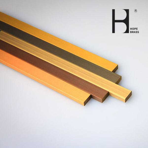 C38500 1m Length Brass Copper Flat Bar Stock With Mill Finishing