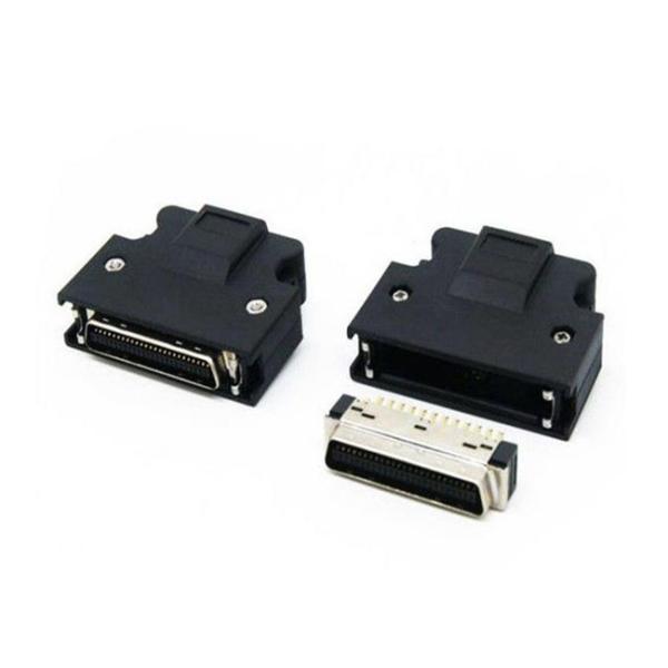 SCSI 36P Socket Connector metal hood Brass material waterproof