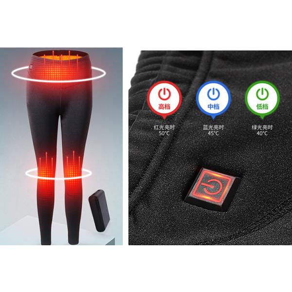 Sustainable Electric Heated Jacket Electric Heated Pants Rechargeable Battery Operated