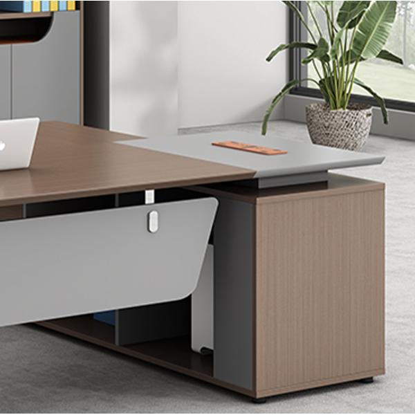 Modern Luxury Office Furniture L Shaped Desk Manager Boss Table Executive Office Desk