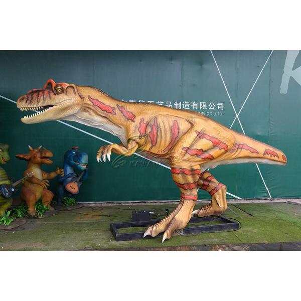 Multicolored Handmade Realistic Animatronic Dinosaur With Reliable Mechanical