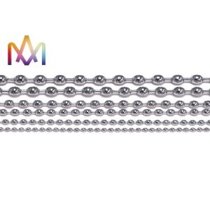 China Zinc Alloy Metal Ball Chain on sale