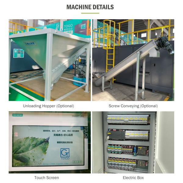 PLC TOGO Organic Waste Disposal System Bio Waste Composting Machine