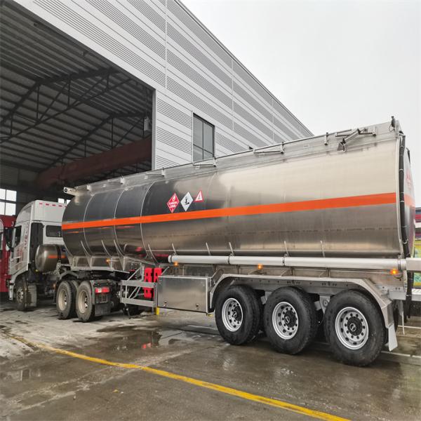 2 Axles 3 Axles Tri Axle Fuel Tanker Trailer Capacity 42000L 11000 Gallon
