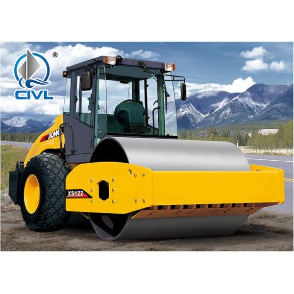 12 Tons Road Roller Compactor Engineering Vehicle Fully Hydraulic Single Drum Roller