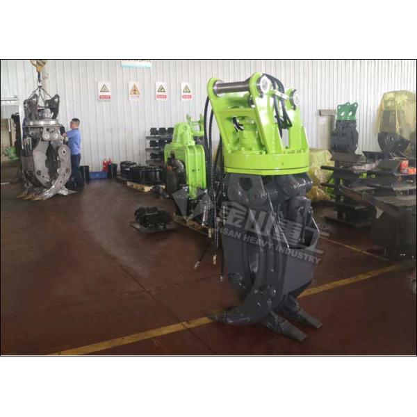 OEM Small Hydraulic Log Grapple Wood Grab Machinery For ZX120 ZX150 Excavator