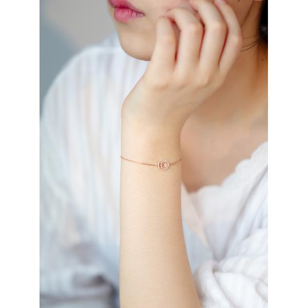 0.10ct 18K Gold Diamond Bracelets Only Beautiful Girls Rose Gold