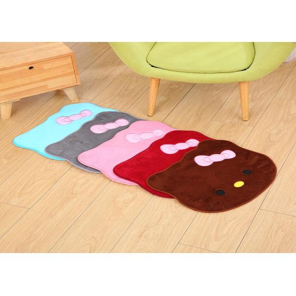 polyester Wholesale factory home design anti -slip hello kitty area rugs