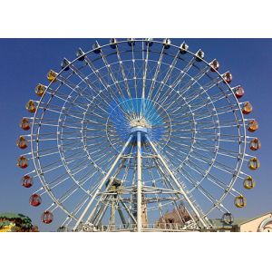 China 65m Amusement Park Ferris Wheel 4p/Cabin Color Customized Grand Ferris Wheel on sale