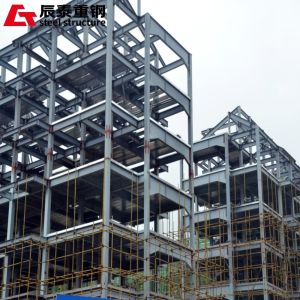 Strong High Rise Steel Structure Building Industrial Steel Grid Construction