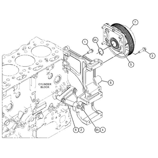E320D2 C7.1 Excavator Engine Parts Fan Driver 321-9994 3219994