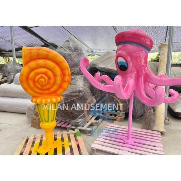 Flower Shape Water Splash Pad 2.0m Height Attractive With Good Looking