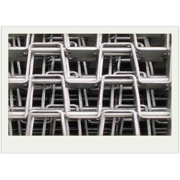 304 Stainless Steel Flat Wire Mesh Conveyor Belt Wich Loading Heavy Goods