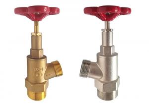 Quality Hydraulic Brass Angle Valve Male Thread For Fire Reel Nozzle Set wholesale