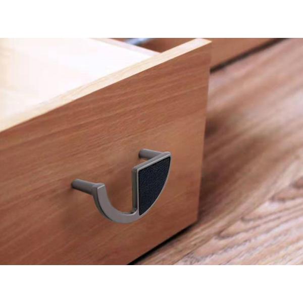 2pcs free shipping Sweden Style Furniture Handle Kitchen CLeather Pulls cupboard brown leather handle