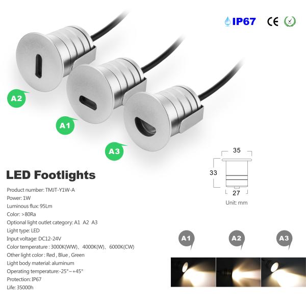 Recessed Stair Wall Lights DC12V Low Voltage Under Stair Lighting Landscape Interior & Exterior Stairway Lighting Fixtu