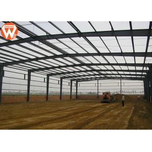 China High Strength Prefabricated Steel Structure Warehouse Waterproof And Fireproof on sale