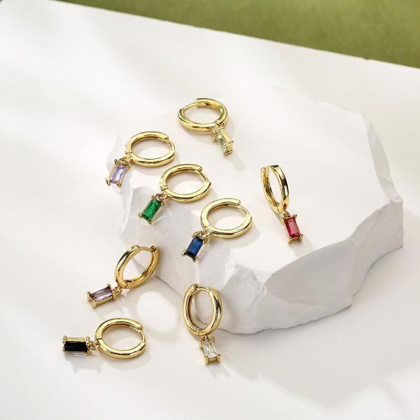 Zircon 18K Gold Jewelry Set Stainless Steel Gold Plated OEM ODM