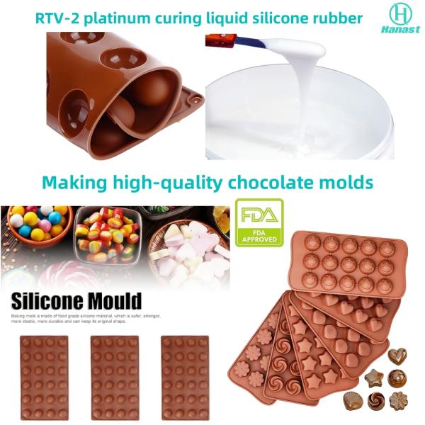 1:1 Platinum Cure Silicone Rubber For Mold Making Odorless Food Grade Liquid Silicone For Candle Coap Cake