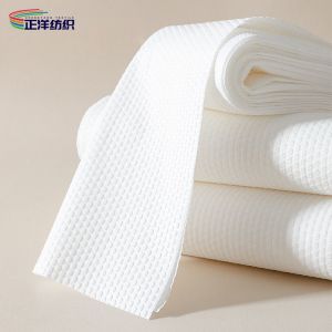 30x70cm Disposable Rags Cloth White Spunlace Nonwoven 80GSM Disposable Hair