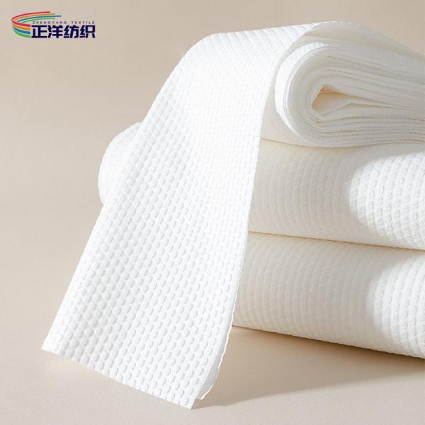 30x70cm Disposable Rags Cloth White Spunlace Nonwoven 80GSM Disposable Hair