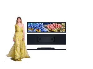 Quality Supermarket Shelf Edge LCD Display Multi Language Stretched LCD Screen Advertising Display wholesale