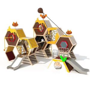 China ASTM Fiberglass Outdoor Amusement Park Equipment With Stainless Slide ISO9001 on sale