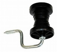 INS037 7mm Galvanized Steel Electric Fence Insulators