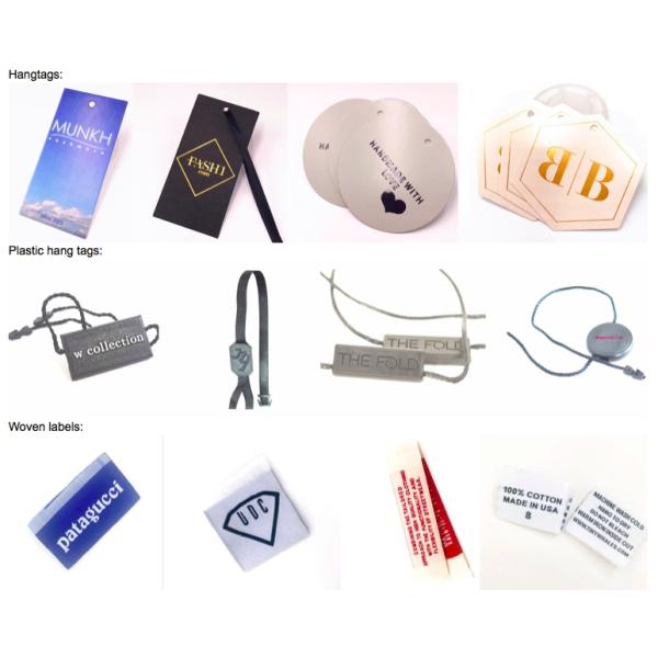 Pantone Embossed Personalized Hang Tags Recycled Matt Shiny SGS For Clothing