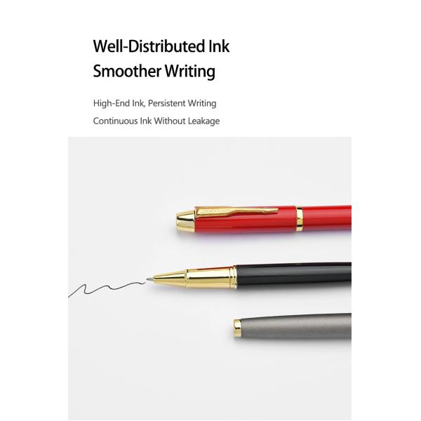 Business Gift Signature Ball Pen 0.5mm Multi Color Metal Neutral Pen