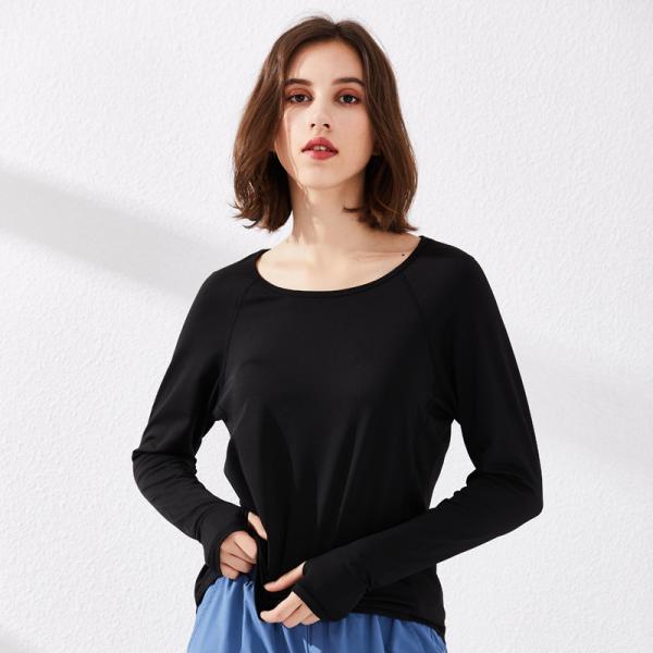 Hot Design Lightweight Stretch Sports Functional Training Lady T-Shirt