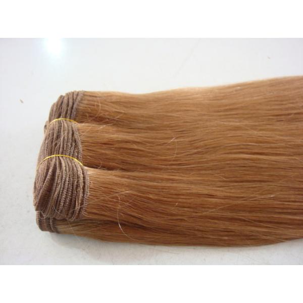 Customized Straight Human Hair Weave Weft Blonde Human Hair Extensions
