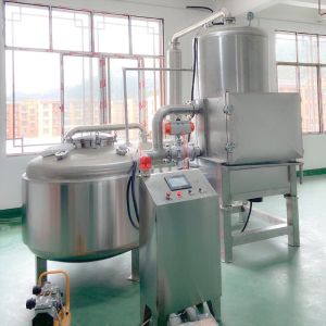 China 304 Stainless Steel Industrial Frying Machine 100kg/Batch Steam Heating on sale