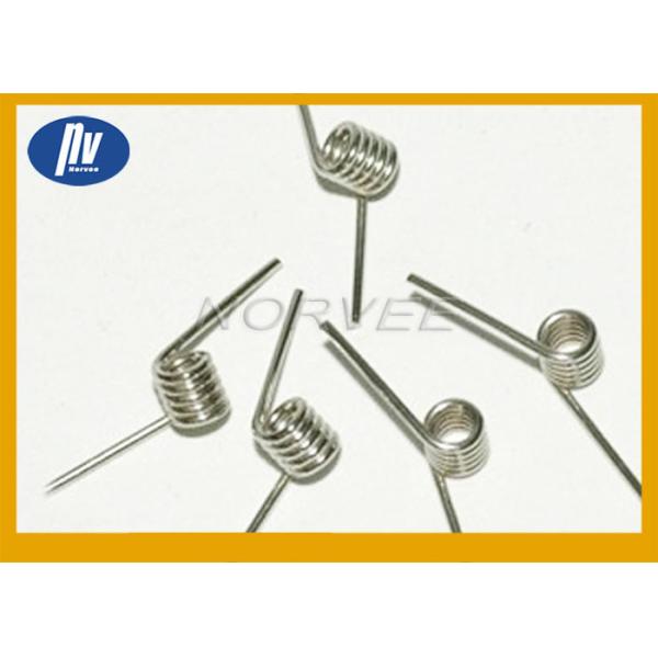 White Nickel Plated Torsion Spiral Spring , Large Compression Springs For Machinery