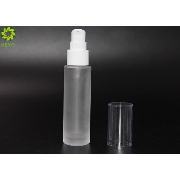 Frosted Glass Pump Bottles 1 OZ For Serum / Lotion / Essential Oil Packaging